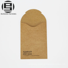 Envelope de saco de papel kraft personalizado para roupa interior